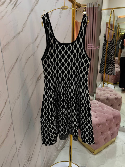 Black Wave dress
