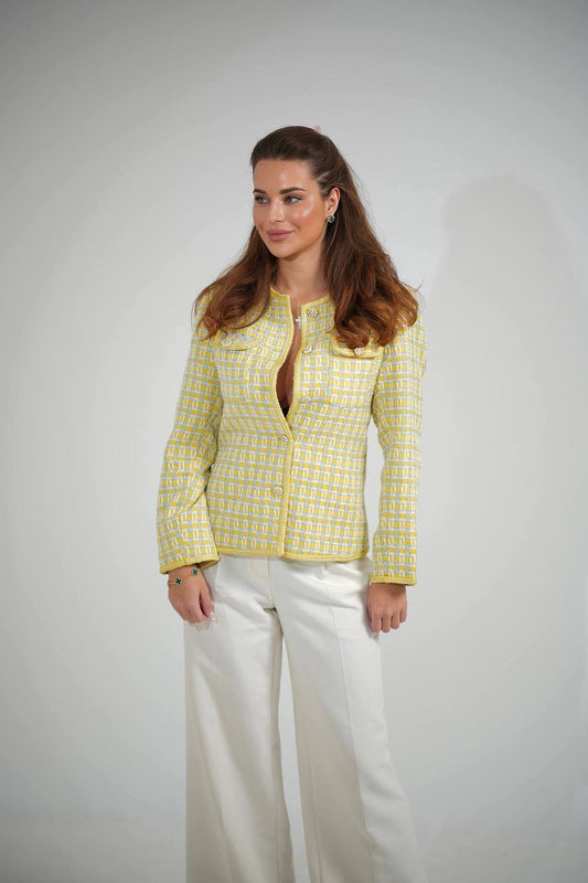 Tweed Jacket Lemon