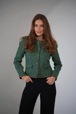 Tweed jacket Green