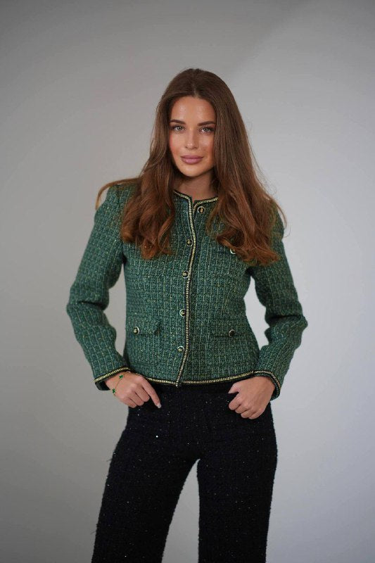 Tweed jacket Green