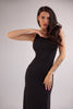 Black dress midi
