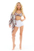 Short Amazonka Tiffany white