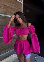 Set LINEN Pink
