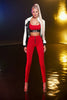 Como leggings red