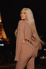 Hoodie PRETTY Brown